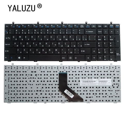 YALUZU New RU FOR CLEVO W370ET W350ET W370SK W350ST SK W355ST W370ST W355 W370 W670SC W670SR W350SS Russian Laptop Keyboard ► Photo 1/4