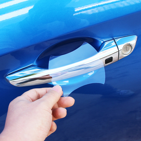 5Pcs/Set Car Handle Protection Film Car Exterior Transparent Sticker For TOYOTA RAV4 C-HR COROLLA CROWN REIZ PRIUS COROLLA VIOS ► Photo 1/6