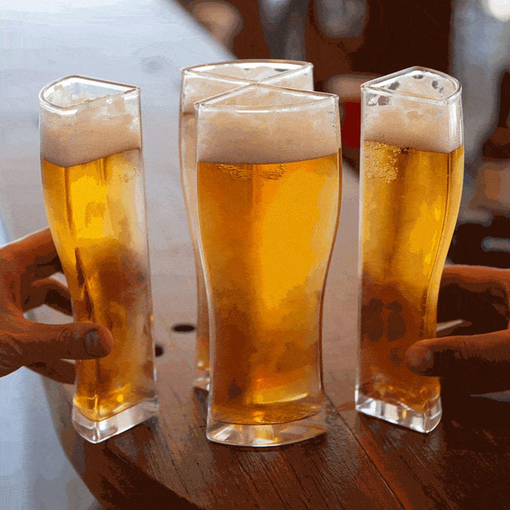 1000ml Beer Glasses Mug Large Capacity Thick Beer Mug Glass Crystal Glass  Cup Transparent With Handle For Club Bar Party Home - Glass - AliExpress