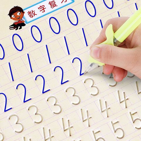 Reusable English Copybook For Calligraphy Children's Handwriting Practice Book Kids Painting Learning Math School Students Books ► Photo 1/6