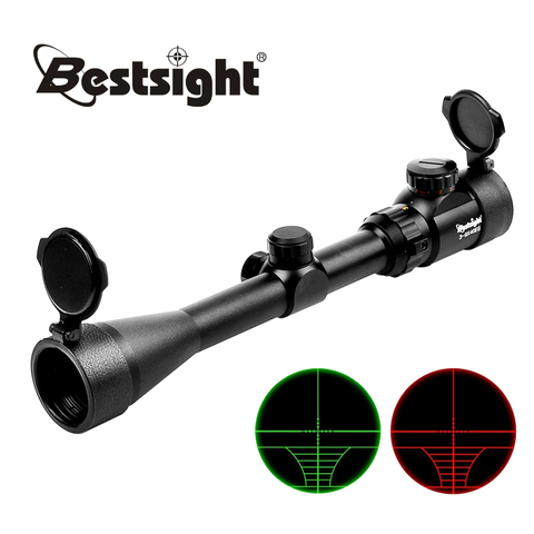 Tactical Gold 3-9x40 EG Riflescope Adjustable Green Red Dot Hunting Scope Reticle Optical Rifle Scope For Sniper Airgun ► Photo 1/6