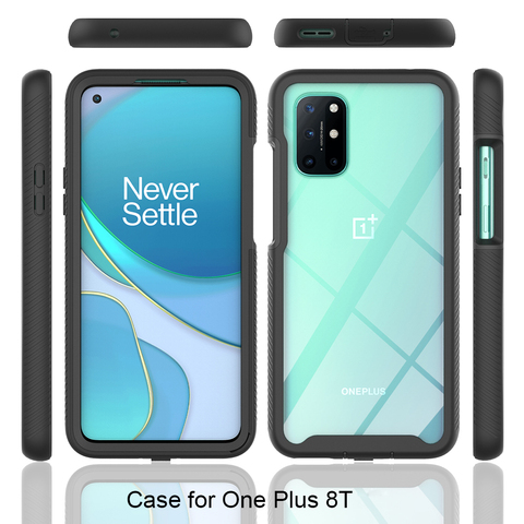 Hybrid Rugged Armor PC + TPU Silicone Shockproof Case for Oneplus 8T 8 7 7T  Pro Soft Frame Clear Back Cover For Oneplus Nord 5G - Price history &  Review | AliExpress