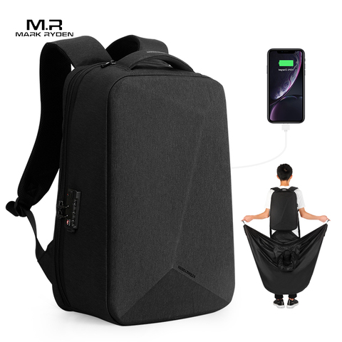 Mark Ryden NEW Anti-thief TSA Lock Men Backpack Waterproof Raincoat 15.6 inch Laptop Bag Man Travel Bag ► Photo 1/6