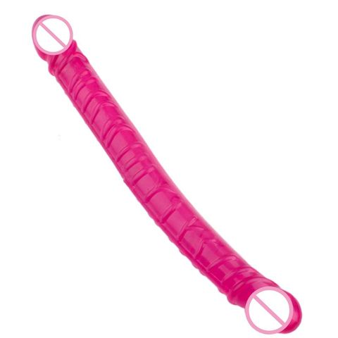Long Realistic Dildo with Double Heads Plug Flexible Adult Sex Toy for Women Lesbian Couples ► Photo 1/6