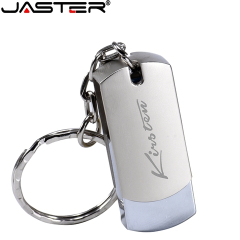 JASTER Portable Metal usb flash drive Pendrive 64GB 32GB 16GB 4GB флешка usb USB flash Super mini flash USB memory stick ► Photo 1/6