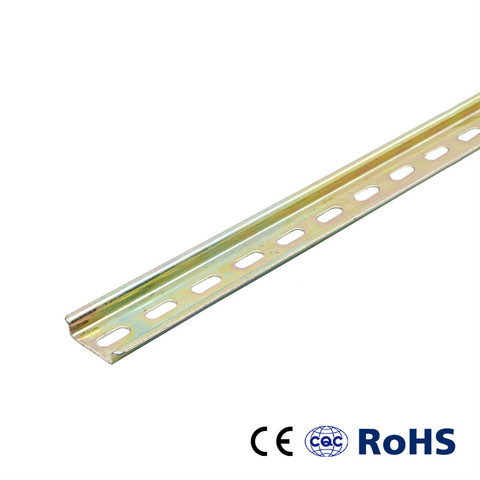 Thickness 1mm NS35-S Steel DIN Rail for Mounting Terminal Blocks Steel Material 35mm  Universal Type ► Photo 1/3