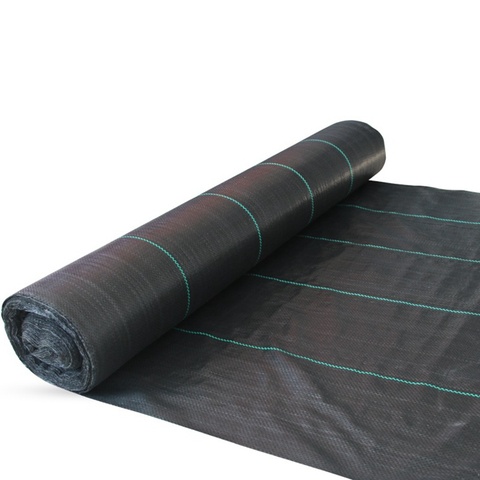 Hi-Quality Weeding Control Film Extirpate Weed Bright Black Mat PE Plastic Film in Greenhouse Orchard Grass  Cloth Cover ► Photo 1/6