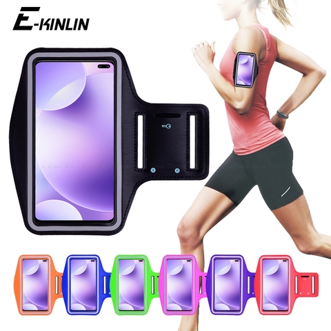 Running Jogging Gym Sport Bag Cover Arm Band Phone Case For XiaoMi Redmi Note 5 6 7 8 8T 9i 9S 9A 9C 9 Pro Max Prime 8A 7A 6A ► Photo 1/6