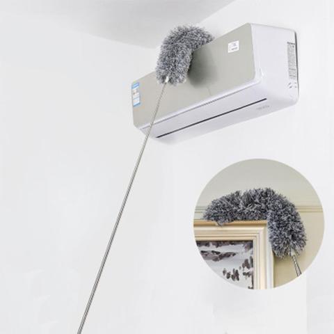 Extendable Feather Duster With Telescopic Pole Stainless Steel Microfiber Duster For Cleaning Cobweb Cars Home Cleaner ► Photo 1/6