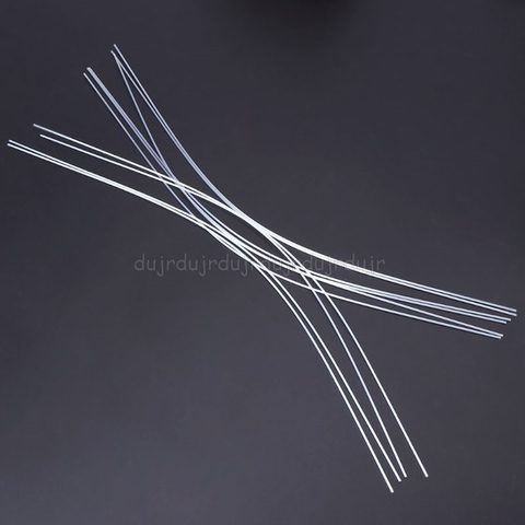 10 Pcs/Set Fishing Float Tail DIY Floats Hollow 0.8/1/1.2mm Inner Diameter Thicken Tackle Tube Transparent Rigging D11 19 ► Photo 1/6