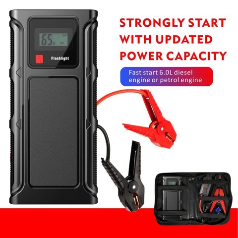 High Power 2000A Car Jump Starter 12V Starting Device Power Bank Cables Portable For Car Battery Booster Buster for Petrol Diese ► Photo 1/6