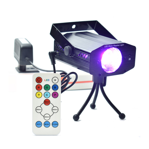 IR Remote Control Mini Club Disco Lights DJ Projector Stage Laser Light Patry Blue Green Red Music Control Function US / EU Plug ► Photo 1/6