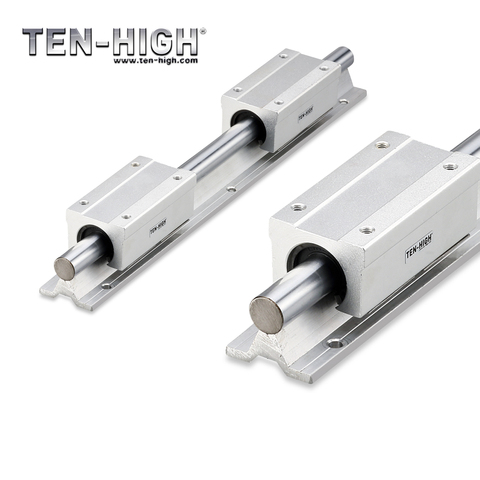 Ten-high free shipping sbr16 cylindrical guide rails on support linear rail polished shafts CNC router ► Photo 1/6