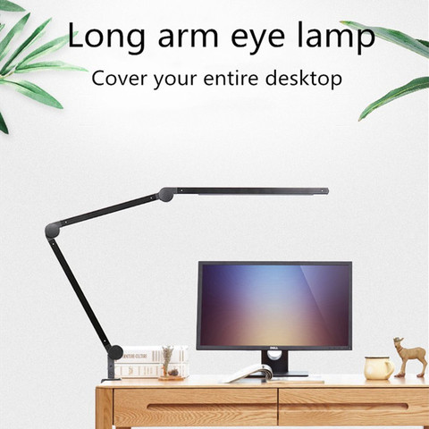 LED light Remote Control Manicure Office Desk Lamp with Clip AC110V-220V  Eye Care Flexible folding long arm  for studentAdjusta ► Photo 1/1