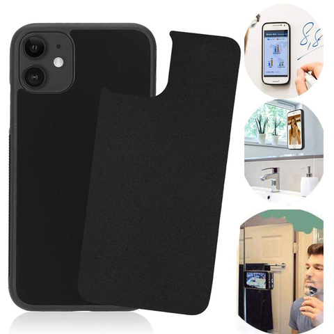 Oppselve Anti Gravity Case For iPhone XS Max XR X 8 7 6S Plus Antigravity TPU Frame Magical Nano Suction Cover Adsorbed Car Case ► Photo 1/6