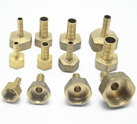 Brass Hose Fitting  6mm 8mm 10mm 12mm Barb Tail 1/8