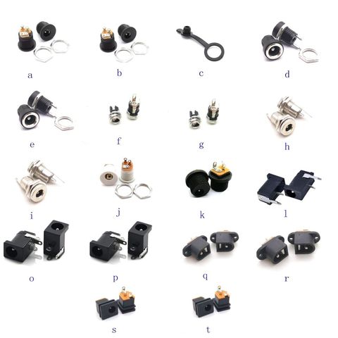 1 pcs DC 5.5x2.1mm/3.5x1.35mm/5.5x2.5mm Female Power Plug Socket Connector Adapter ► Photo 1/6