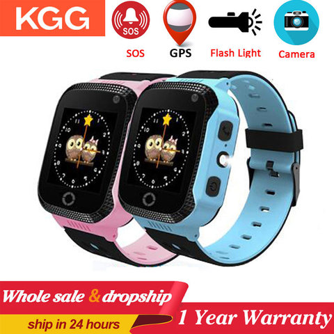 KG28 Touch Screen Kids GPS Watch with Camera Lighting Smart Watch Sleep Monitor GPS SOS Baby Watch PK Q750 Q90 ► Photo 1/6