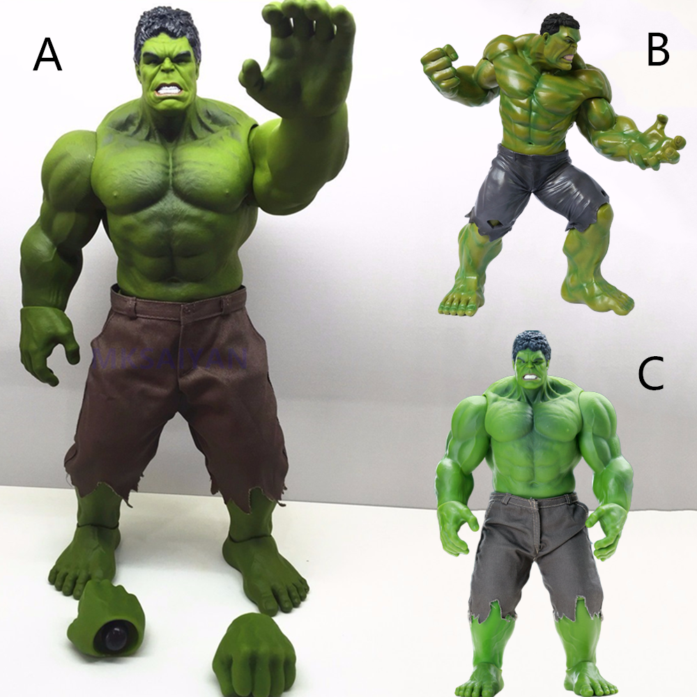 5" Avengers Hero The Green Red Man Gray Hulk PVC Figure Model Toys Xmas Gift HOT 