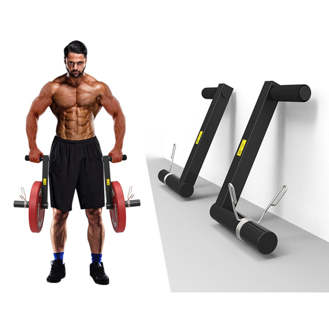 Home Gym Fitness Farmer Walk Handle Weight lifting Walking Bar Farmer Carry Barbell Holder Explosive training Hand Grips SB004 ► Photo 1/6