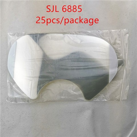 SJL 6885 Protective film use 3M 6800  respirator lens cover -25pcs/pack and 3M 6885 Size efficacy exactly same ► Photo 1/6