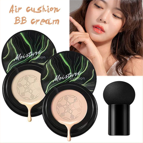 Face Foundation Base Mushroom Head Make up Air Cushion Moisturizing Foundation Natural Brightening BB Cream Makeup ► Photo 1/6