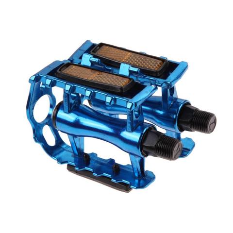 4colors 1Pair Ultralight Bike Bicycle Pedals MTB Bike Part Pedal Cycling Aluminum Alloy Ultra-Light Hollow Flat Cage Pedals ► Photo 1/6