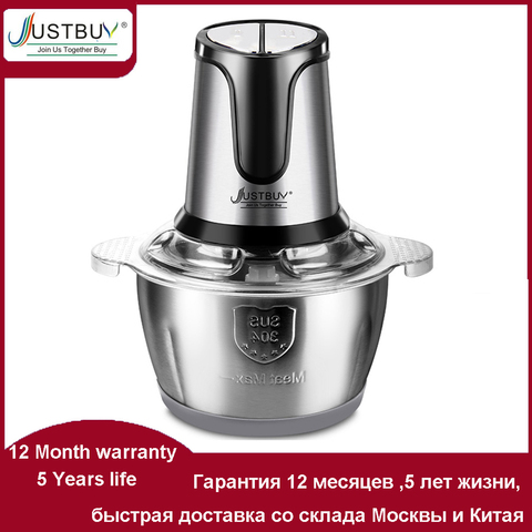 500w Stainless Steel Meat Grinder Chopper Electric Automatic Mincing Machine Household Grinder Food Processor ► Photo 1/6