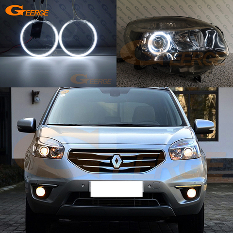 For Renault Koleos I Samsung QM5 2011 2012 2013 2014 2015 Excellent Ultra bright CCFL angel eyes kit Halo Ring ► Photo 1/6