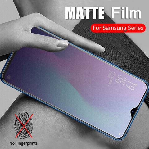 Matte Hydrogel Film For Samsung Galaxy A6 A7 A8 A9 Star Lite Plus 2022 A750 A8S A9S Soft Frosted Screen Protector No Fingerprint ► Photo 1/6