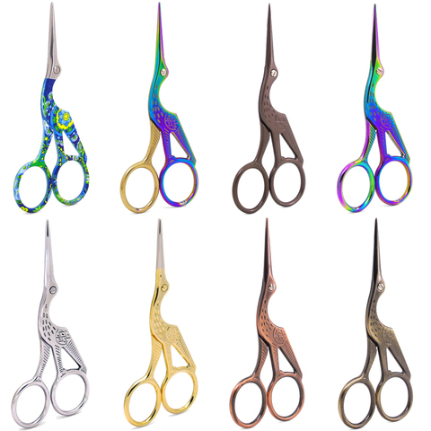 Crane Mouth Scissors cross stitch Antique Vintage Craft Sewing Scissor Fishing Stainless Steel Thread Scissors Cutting Fabric ► Photo 1/6