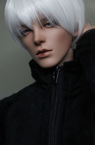 1/3 handsome male hair including teeth (Removable) clear eyes resin High quality ► Photo 1/4