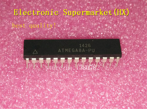 Free Shipping 10pcs/lots ATMEGA8A-PU  ATMEGA8A  DIP-28 New original  IC In stock! ► Photo 1/1