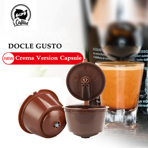  ICafilas3rd Refillable For Dolce Gusto Coffee Capsule for Dolci Nescafe Machine Reusable Dulce Gusto Coffee Filter ► Photo 1/6