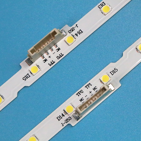 New 2 PCS 28LED LED backlight strip for Samsung UE43NU7100U AOT_43_NU7100F UE43NU7120U UE43NU7170U BN96-45954A UE43NU7100 ► Photo 1/4