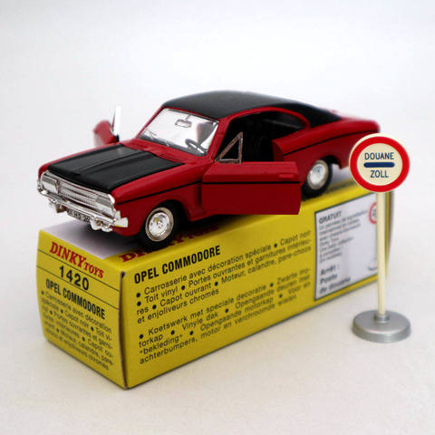 Atlas 1:43 Dinky toys 1420 Opel Commodore Rekord Diecast Car Auto Models Collection ► Photo 1/6