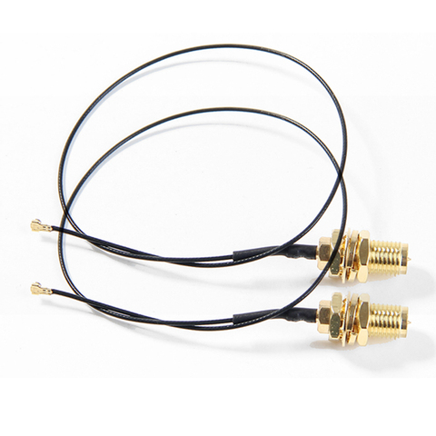 2PCS U.FL IPEX MHF4 to RP-SMA RF Pigtail Cable Antenna (inner pin) For Intel AX200 9260NGW 8260NGW 8265NGW NGFF M.2 WiFi Card ► Photo 1/6