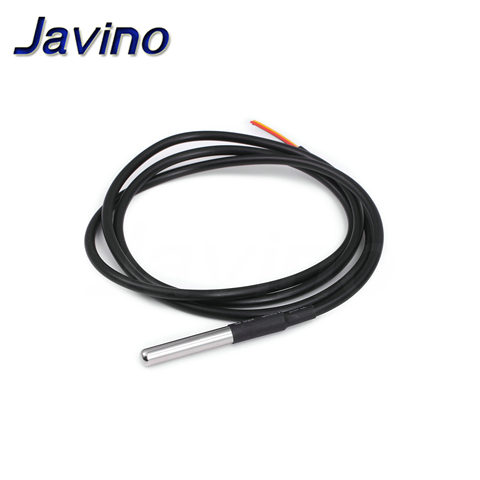 DS1820 Stainless steel package Waterproof DS18b20 temperature probe temperature sensor 18B20 for arduino ► Photo 1/6