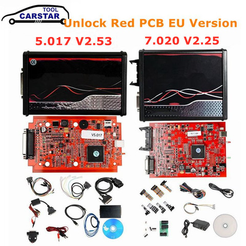 2022 Online V2.53 EU Red Kess V5.017 OBD2 Manager Tuning KTAG V7.020 4 LED Kess V2 5.017 BDM Frame K-TAG V2.25 ECU Programmer ► Photo 1/6