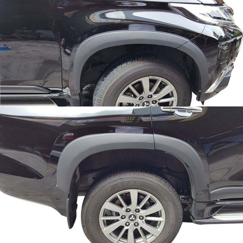 Mudguards Wheel Arch Fender Flares For Mitsubishi Montero Pajero Sport 2016 2017 2022 Matte Black ► Photo 1/6