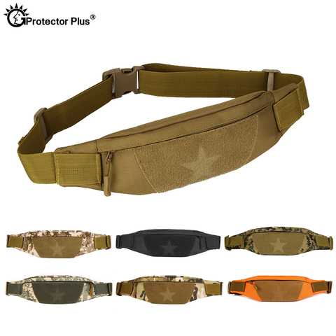 PROTECTOR PLUS Tactical 5.5/6.5 inches phone Waist Bag Army Military Molle Shoulder Bags Outdoor Sports Hiking Running Crossbody ► Photo 1/6