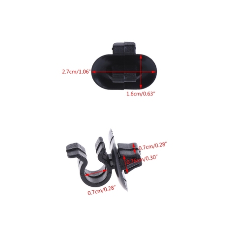 10 Pcs/Set Bonnet Stay Clip Plastic Fastener Holder For Citroen Peugeot Vauxhall Vivaro ► Photo 1/6