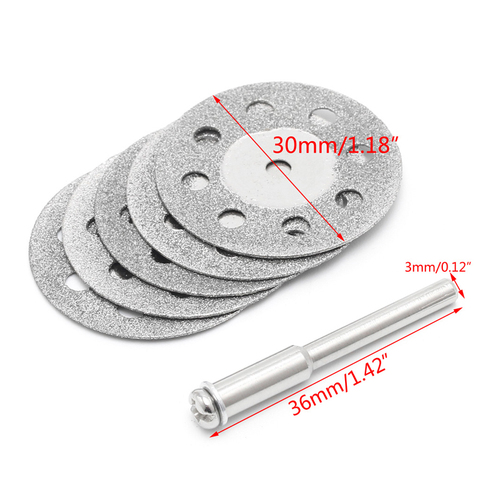 2022 New 5pcs Diamonte Cutting Disc Grinding Wheel Drill Circular Saw Blade Wood Tool ► Photo 1/6