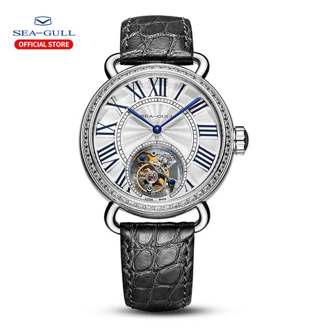 seagull watch tourbillon mechanical watch Couple watch stainless steel watch transparent watch skeleton watches luxury brand ► Photo 1/6