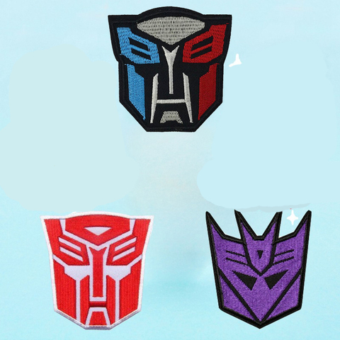 Fine Transformers Military Patches Iron On Rubber Armband Tactical Badge Personality For Backpack Hat Clothes Jacket Decor ► Photo 1/4