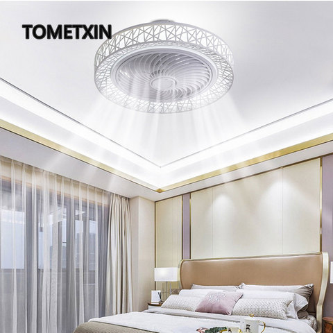 50cm Smart Led Ceiling Fan, Bedroom Ceiling Fans With Lights And Remote Control