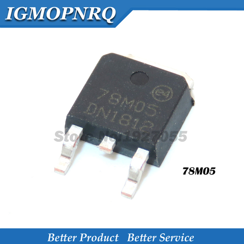 10PCS 78M05 TO-252 7805 L78M05CDT 78M06 78M08 78M09 78M12 78M15 7806 7808 7812 Three-terminal voltage regulator Triode new ► Photo 1/2