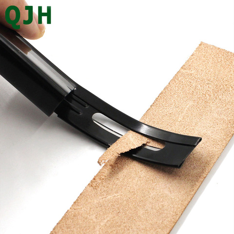 Stainless Steel Leather Skiving Knife DIY Leather Craft Safety Cutting Knife Cut off Thin Knives Groove Carving Knife ► Photo 1/6