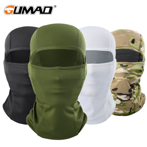 Breathable Cycling Face Mask Full Black Green Balaclava Tactical Helmet Bicycle Ski Bike Ride Snowboard Face Masks Headgear Hat ► Photo 1/6