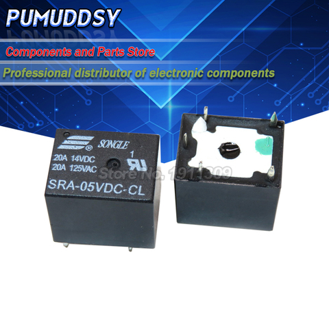 5PCS Relay SRA-05VDC-CL SRA-05VDC SRA-05V SRA-05 relays 5PINS 5V DC High Quality T74 ► Photo 1/1